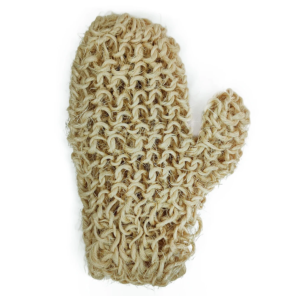Eco-Friendly 100% Natural Sisal Exfoliating Mitt: Scrubber Glove for Spa and Shower Baths
