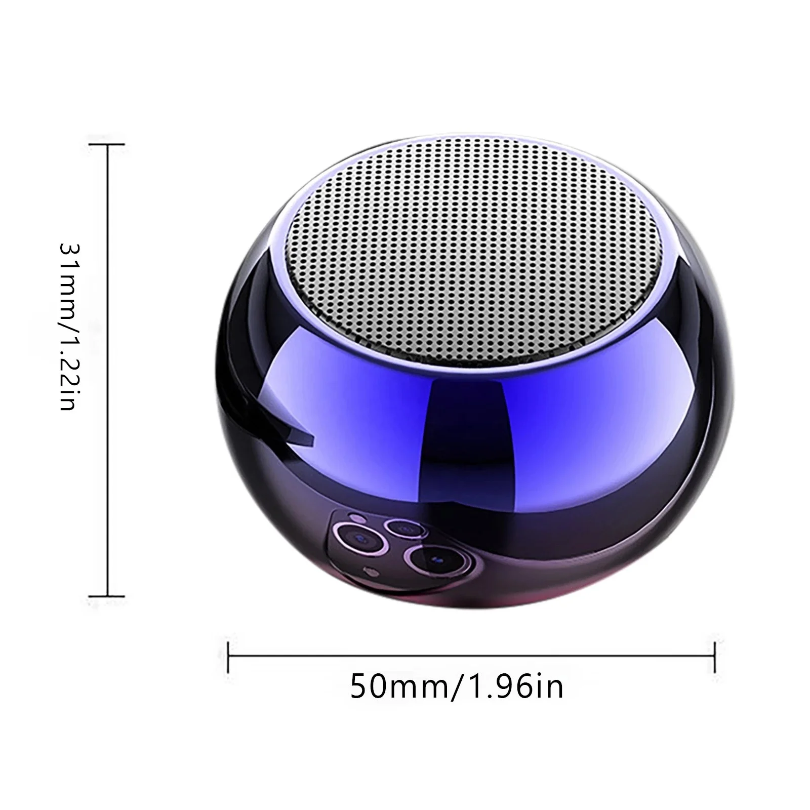 M3 mini Gradient home Theater super bass sound Speaker Wireless BT Plating Colorful Portable small Speakers