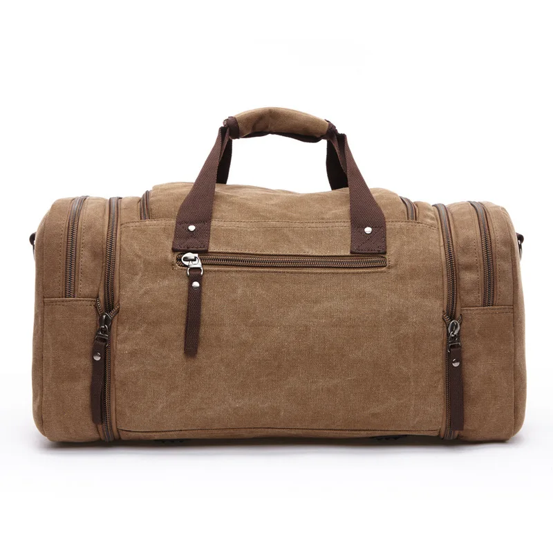 Canvas Gym Weekender Travel Bag Large Sports Duffle Bag