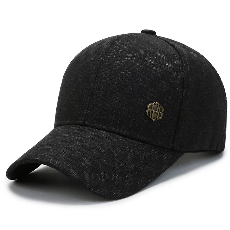 Luxury Fleece-Lined Trucker Hat – Warm Winter Baseball Cap with Embroidered Design in Grey & Black