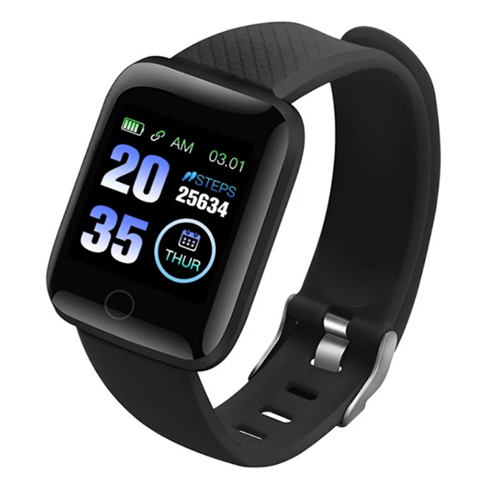 A6S Smartwatch Blood Pressure Monitoring Fitness Wrist Band Bracelet 116 Plus Smart Watch